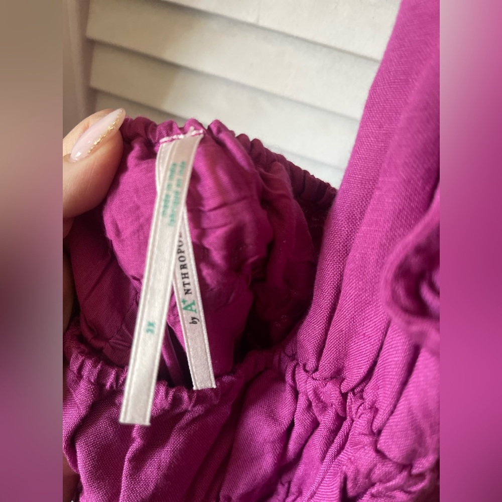 Anthropologie Smock Waist Mini Dress - Picture 7 of 10